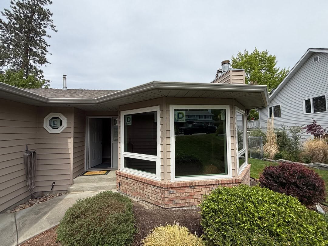 vinyl windows on a home