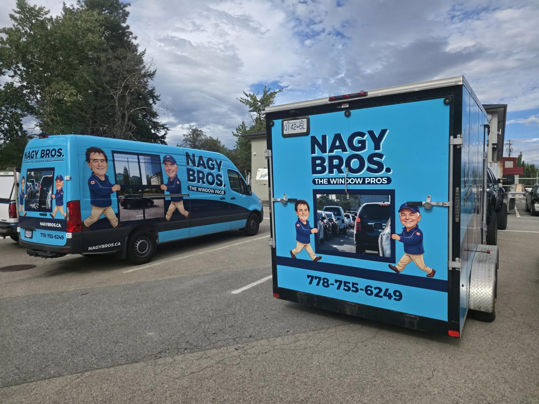 back os nagy bros trailer and van